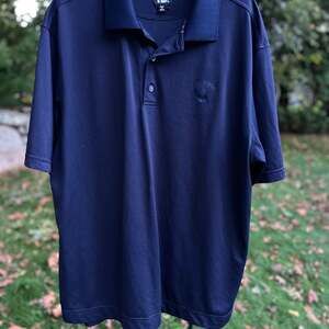 FootJoy Navy Golf Polo Shirt XL Mens Embroidered Logo Classic Short Sleeve